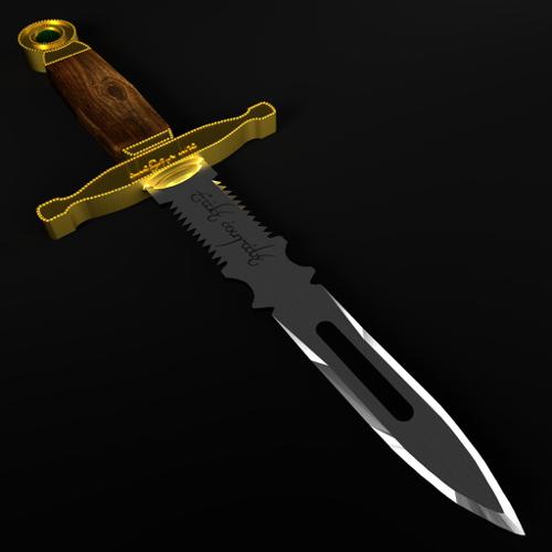 Dagger with Elven Writing preview image